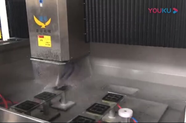 电器玻璃面板视频粗磨